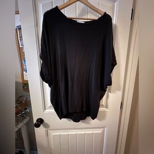 Michael Stars Black Relaxed Blouse